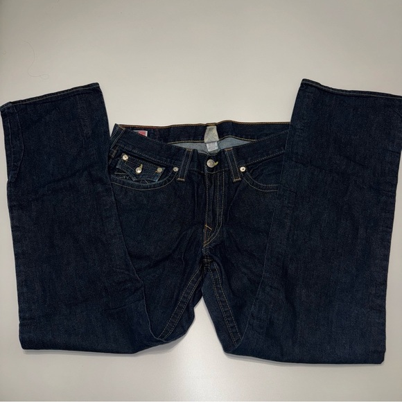 Men's True Religion Ricky jeans dark wash Made In USA 36X34 - Picture 8 of 10